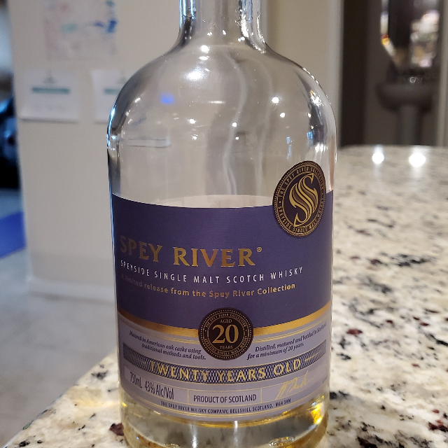 Spey River Speyside Single Malt Scotch Whisky 20 yrs