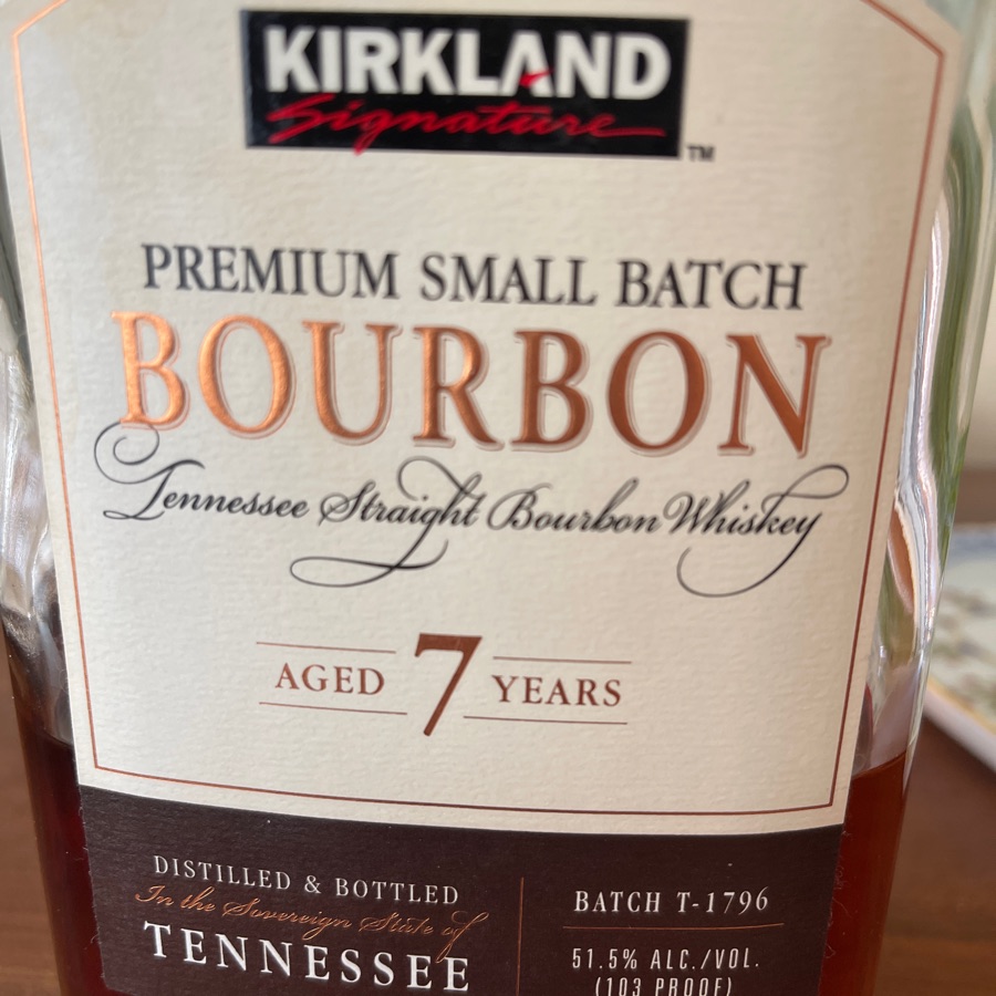 Kirkland 7 Year Tennessee bourbon