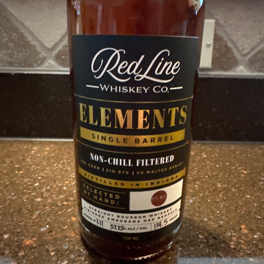 Red Line Whiskey Co. Elements Single Barrel