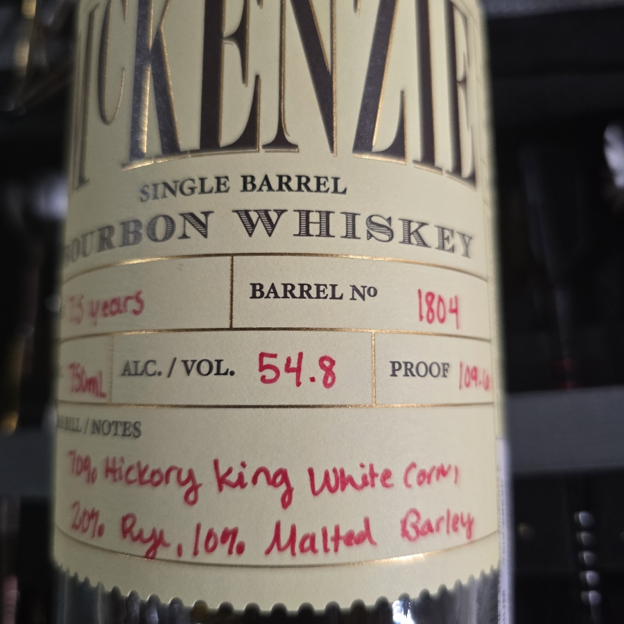 McKenzie Single Barrel Bourbon (Premier Group)