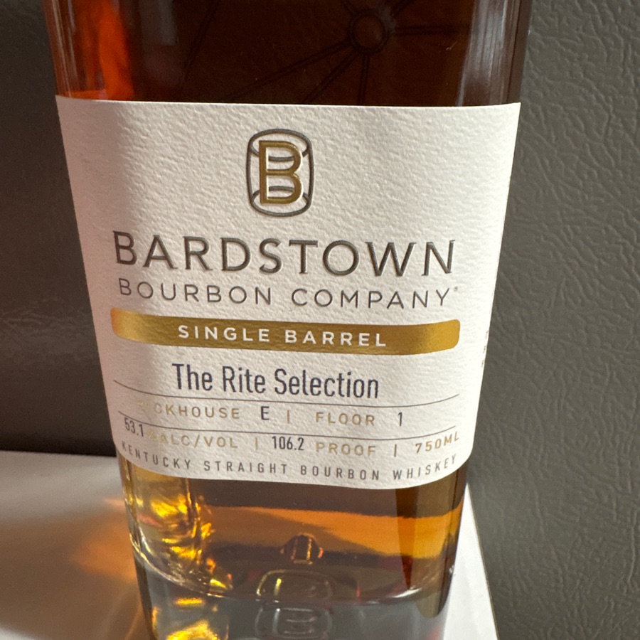 Bardstown Bourbon Company Single Barrel (The Rite Selection)