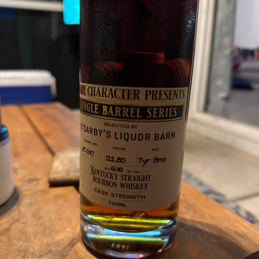Rare Character Presents Single Barrel Series "Odarby's Liqour Barn"