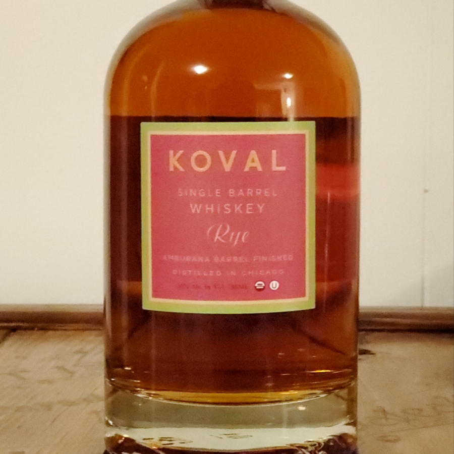 Koval Single Barrel Rye Finished in Amburana Barrel