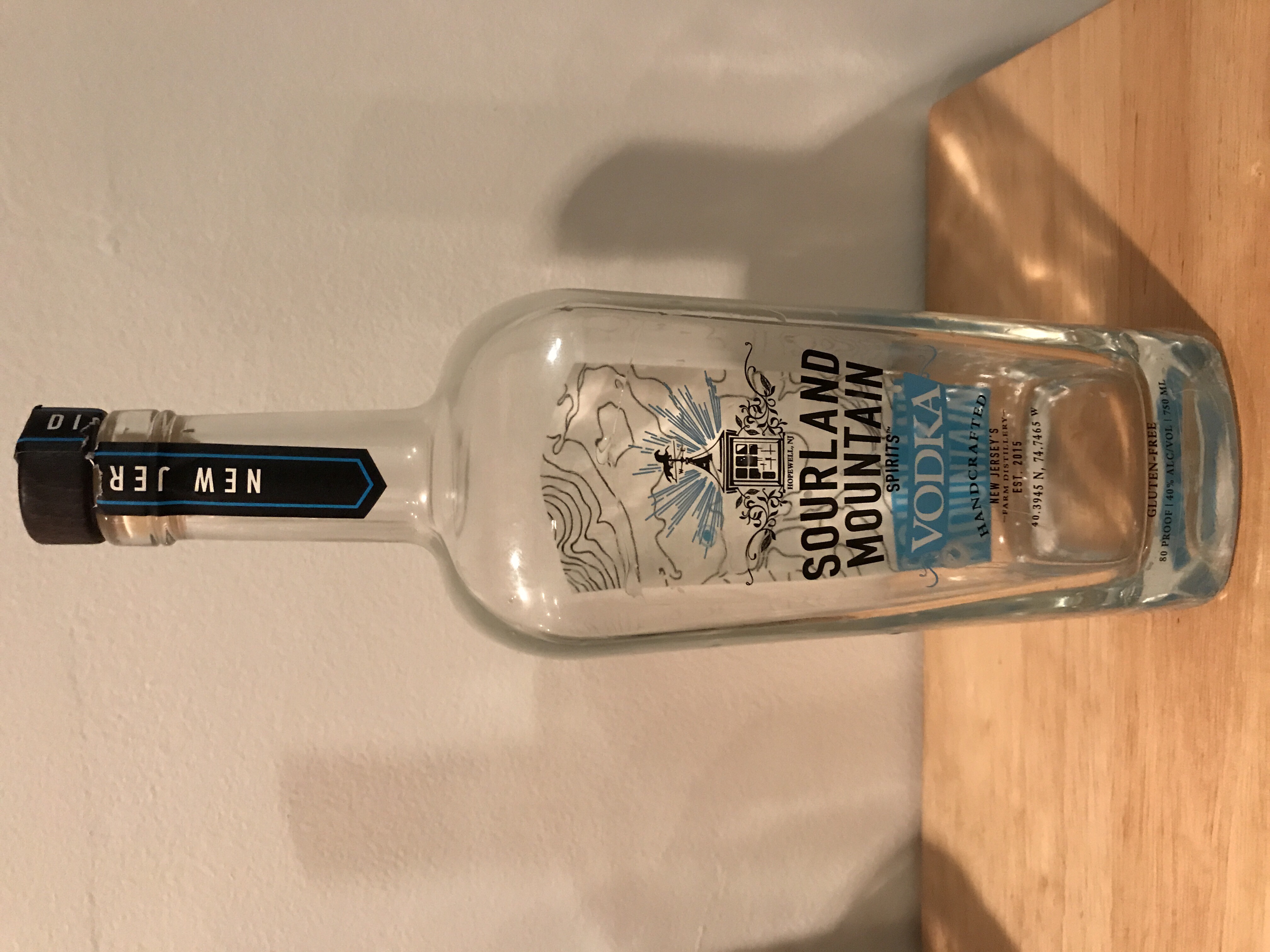 Sourland mountain spirits Vodka