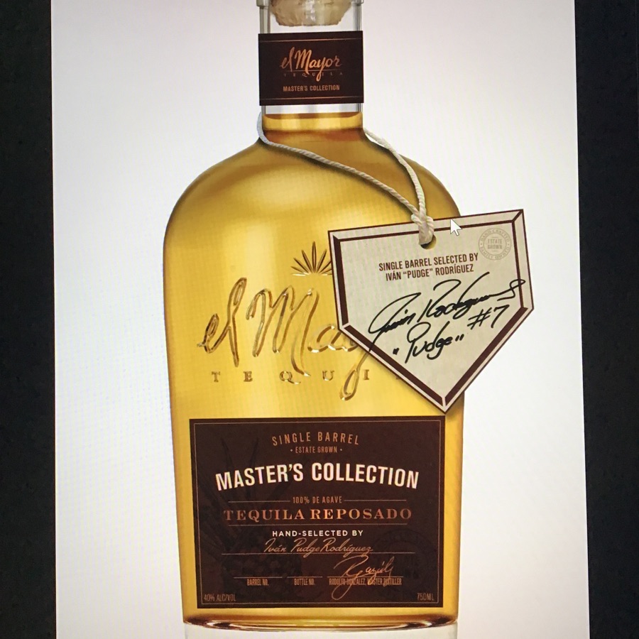Tequila El Mayor Masters Collection Reposado Pudge Rodriguez Edition Single Barrel Select