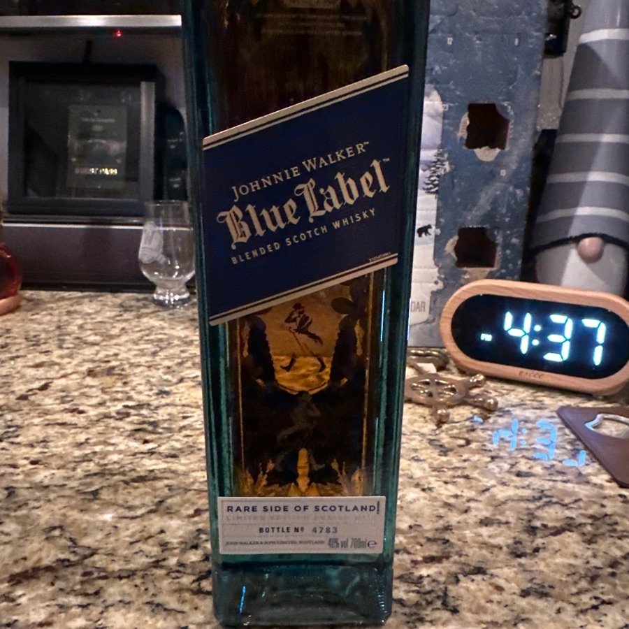 Blue Label rare side of scotland
