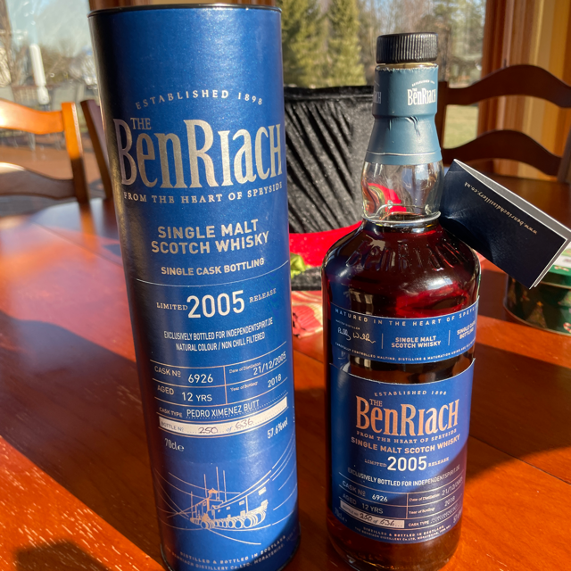 Benriach 12 Year PX Butt #6926
