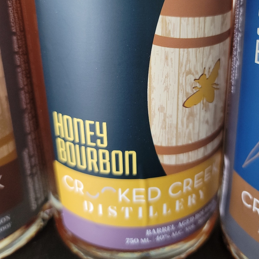 Crooked Creek Distillery Honey Bourbon