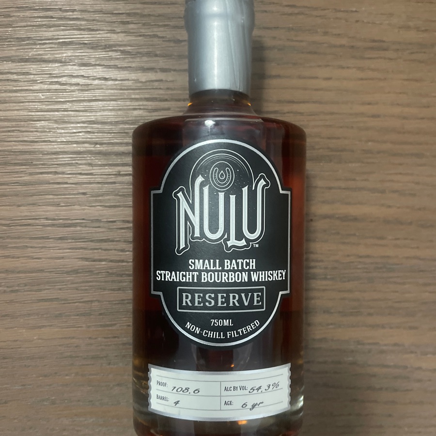 Nulu Small Batch Straight Bourbon Whiskey Reserve