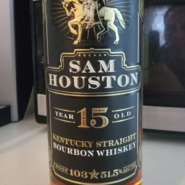 Sam Houston 15 Year Kentucky Straight Bourbon Batch MD-1 (Release No. 6 2021)