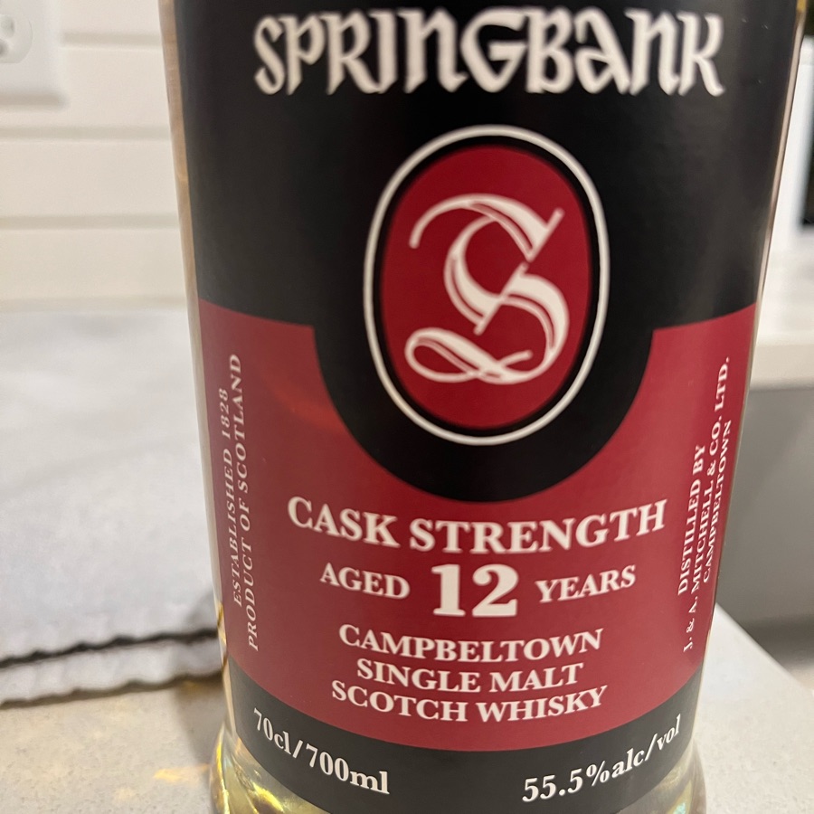Springbank 12 Cask Strength 2025 (Batch 28)