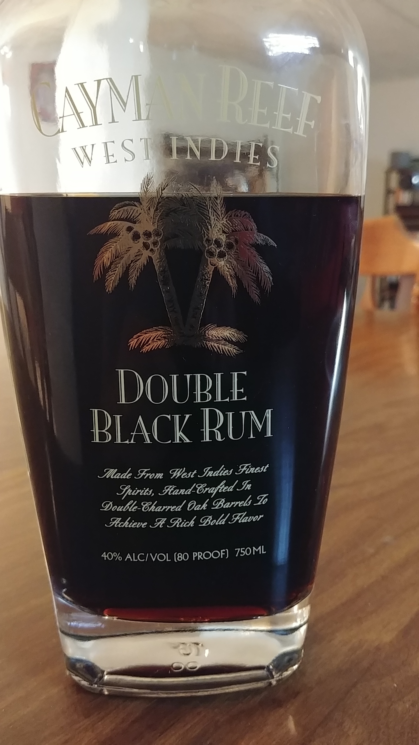 Double black rum