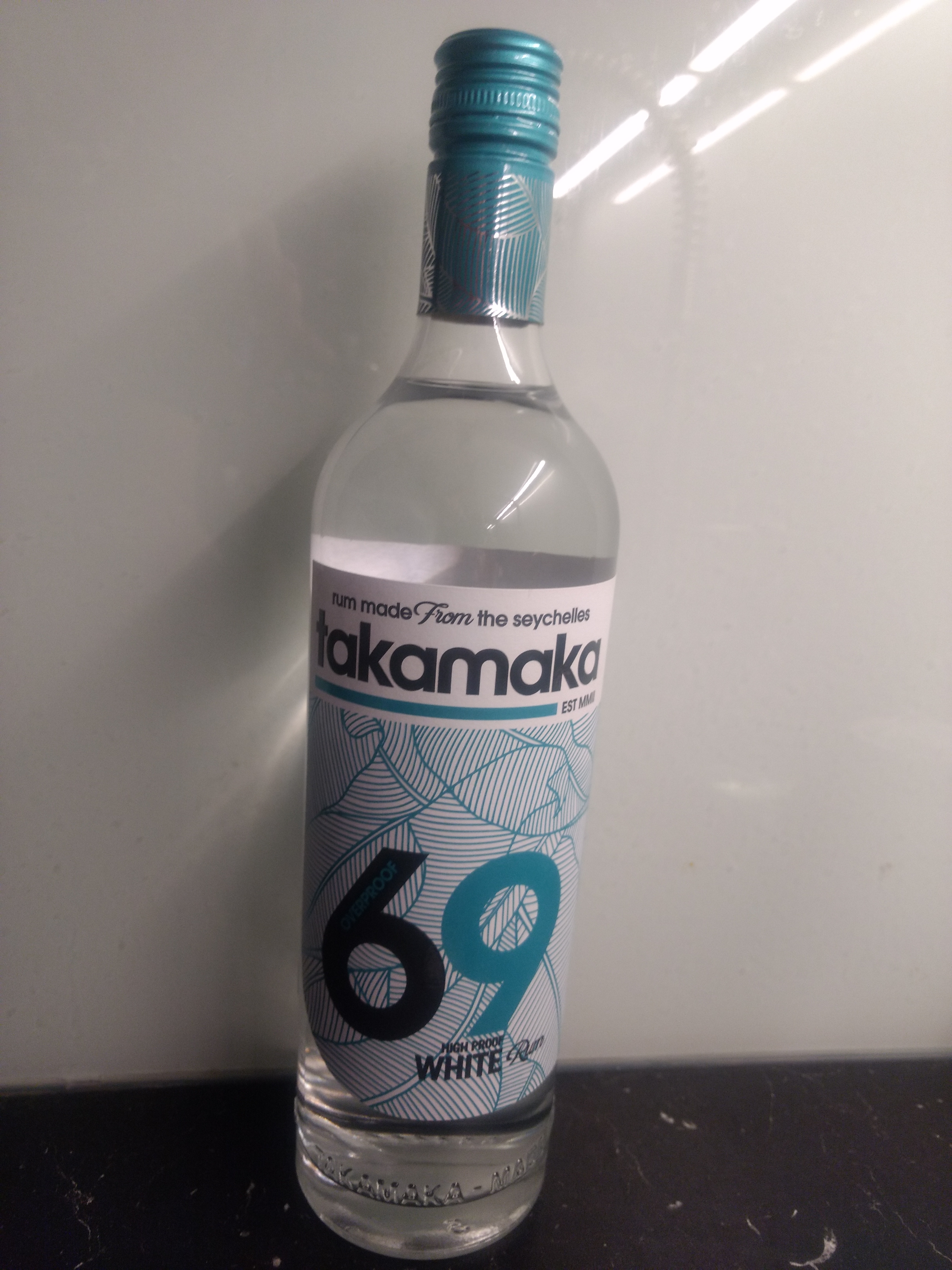Takamaka 69 Overproof White Rum