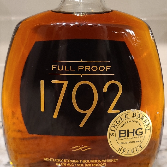 1792 Full Proof Single Barrel Select (Bluegrass Hospitality Group)