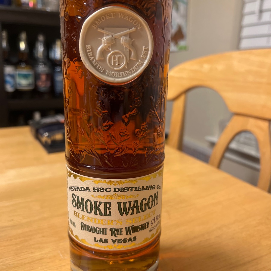 Smoke Wagon Blender's Select Straight Rye Whiskey (Batch 1 D / Bottled June 1,2023)