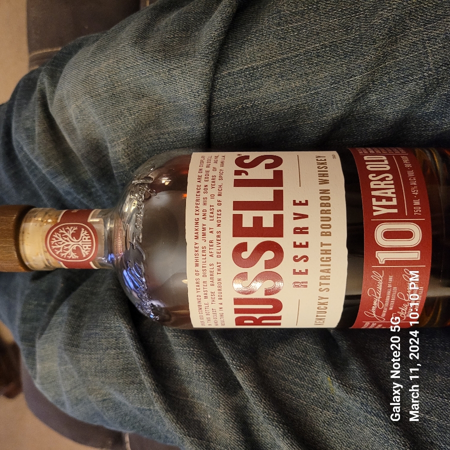 Russels Reserve Kentucky Straight Bourbon 10year