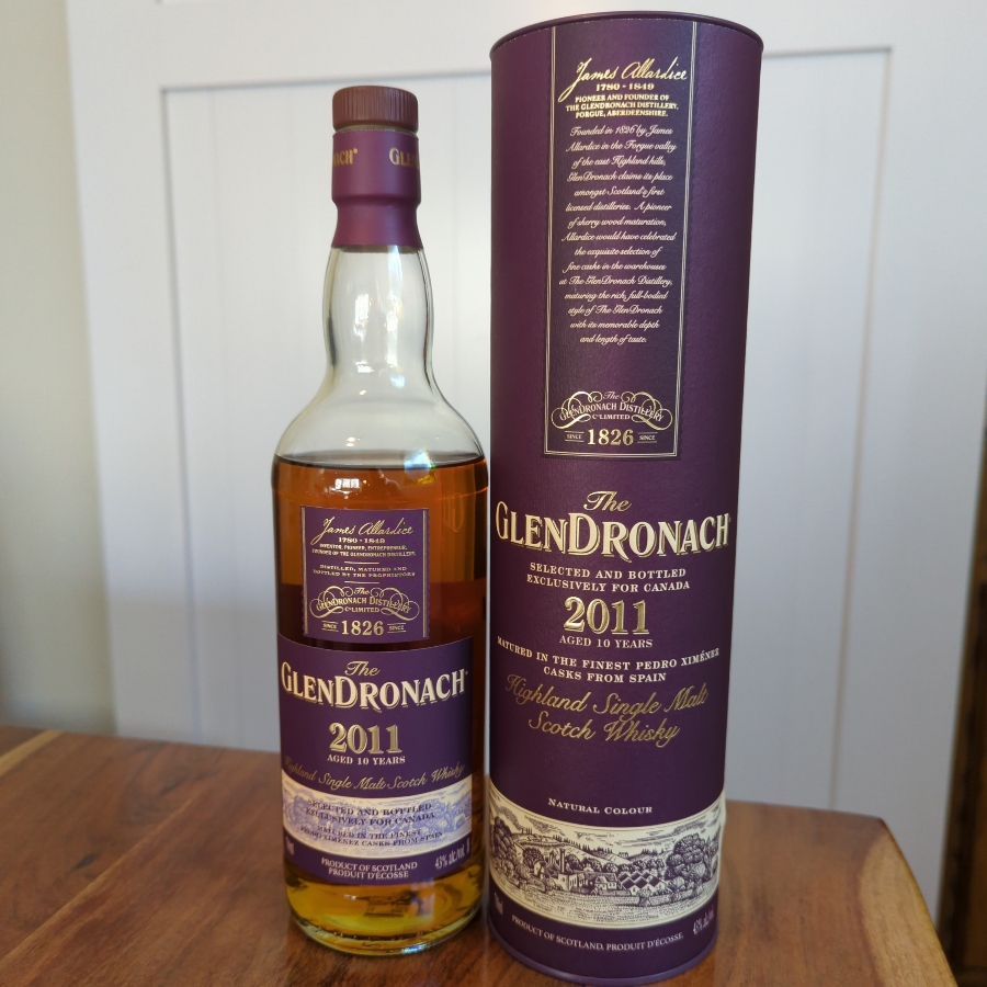 GlenDronach 2011 Canada Exclusive 10 YO