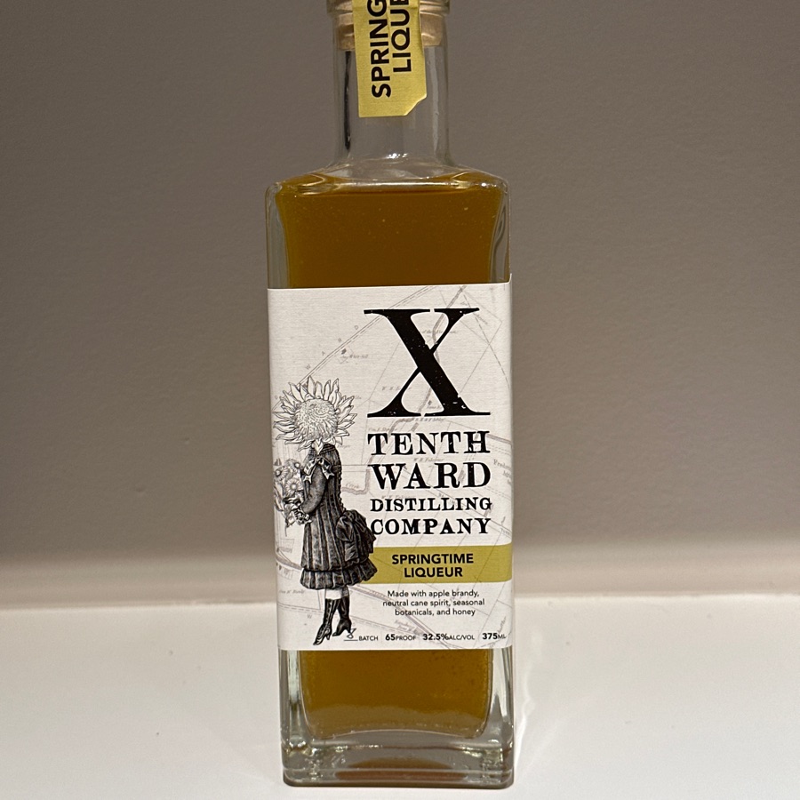 Tenth Ward Distilling Company Springtime Liqueur