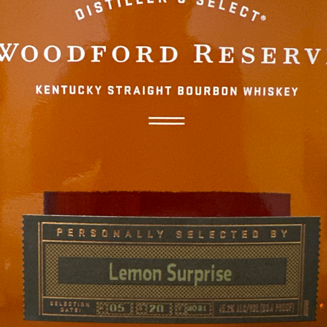 Woodford Reserve Distillers Select Lemon Surprise