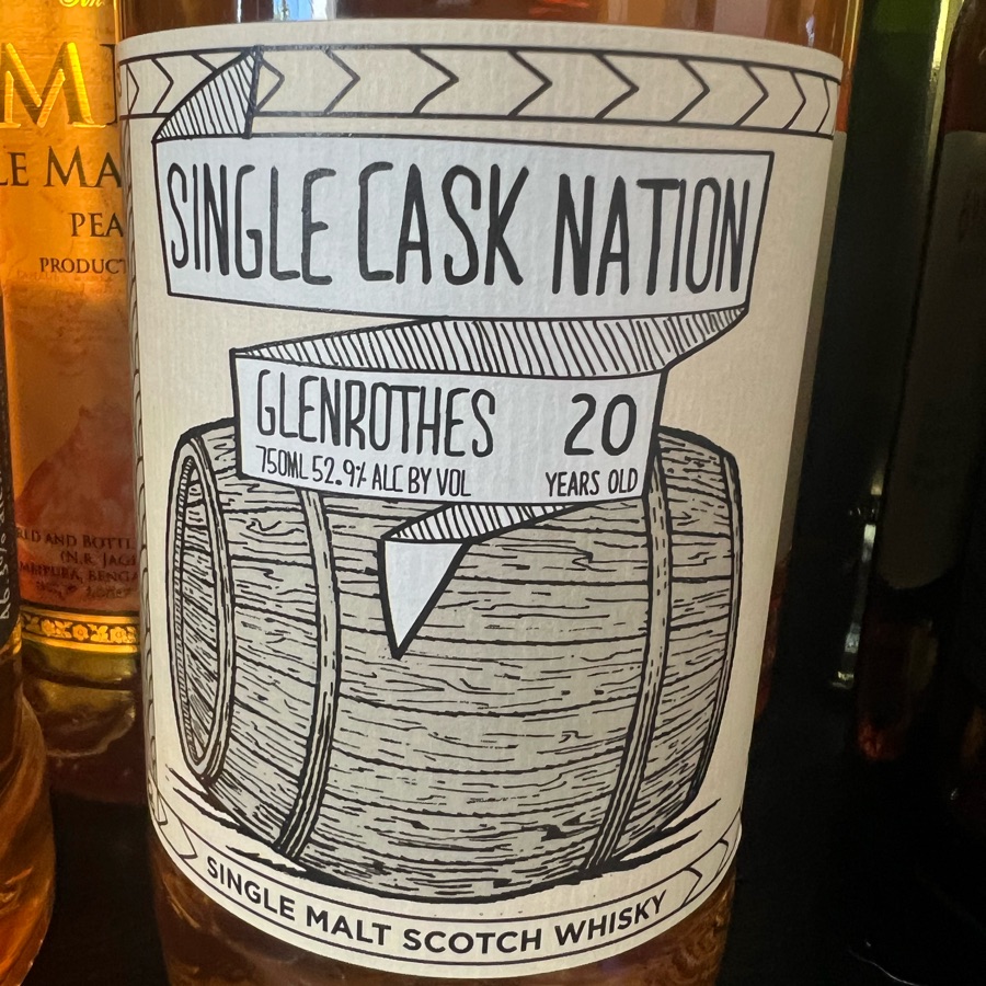 Single Cask Nation Glenrothes 20 Ys