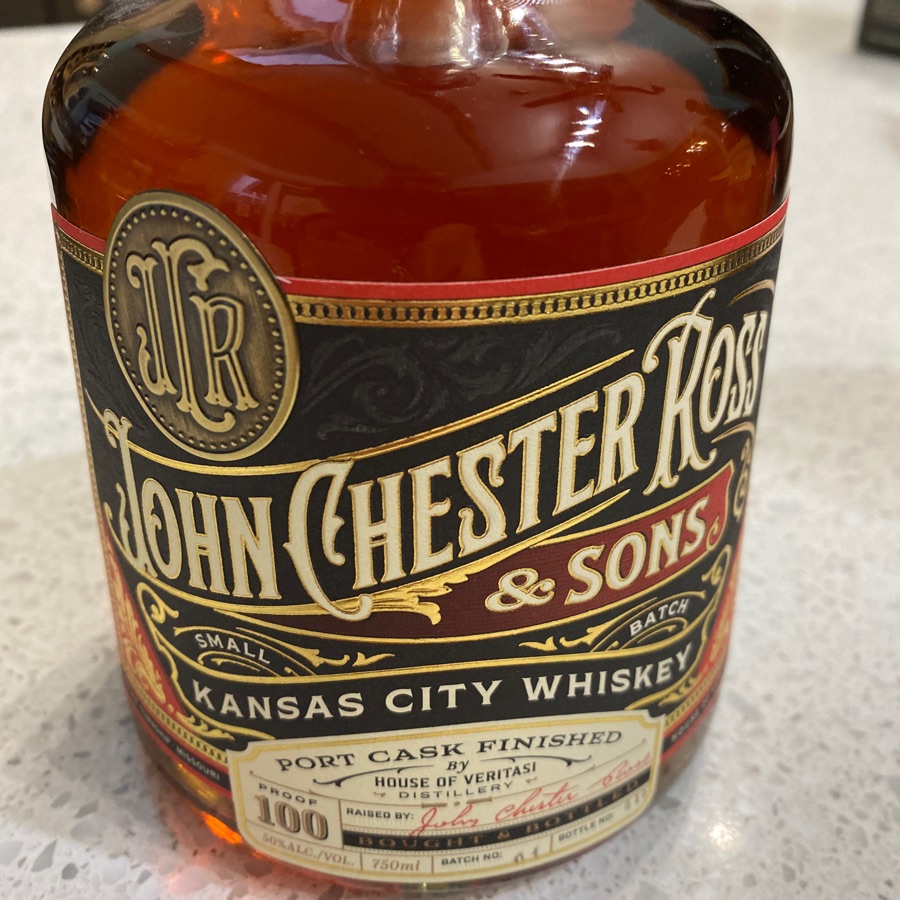 John Chester Ross & Sons Kansas City Whiskey Port Cask Finished