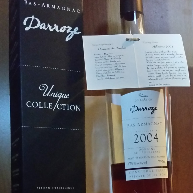 Darroze "Domaine de Pouillas 2004" Single Barrel Bas-Armagnac