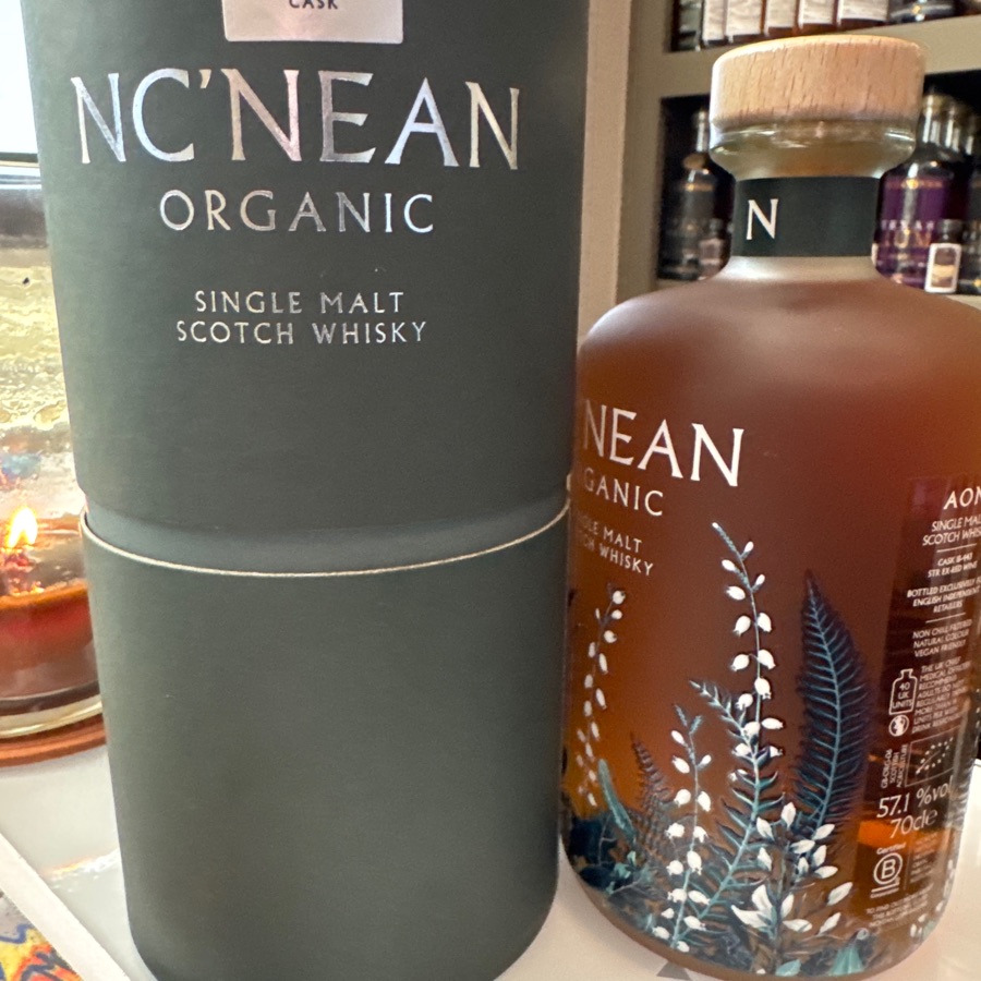 Nc'Nean single malt scotch whisky - AON Cask 18-443 - STR ex-red wine cask - 1 of 302 bottles