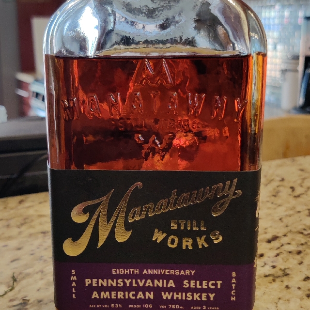 Manatawny Still Works Eighth Anniversary Pennsylvania Select American Whiskey