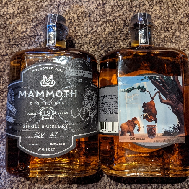 Mammoth 12 Year Rye Weller Barrel Finish Michigan Bourbon Club Pick