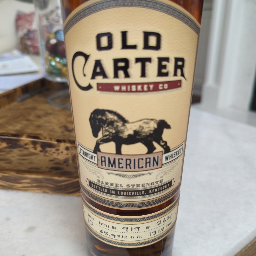 Old Carter American Whiskey Batch 10