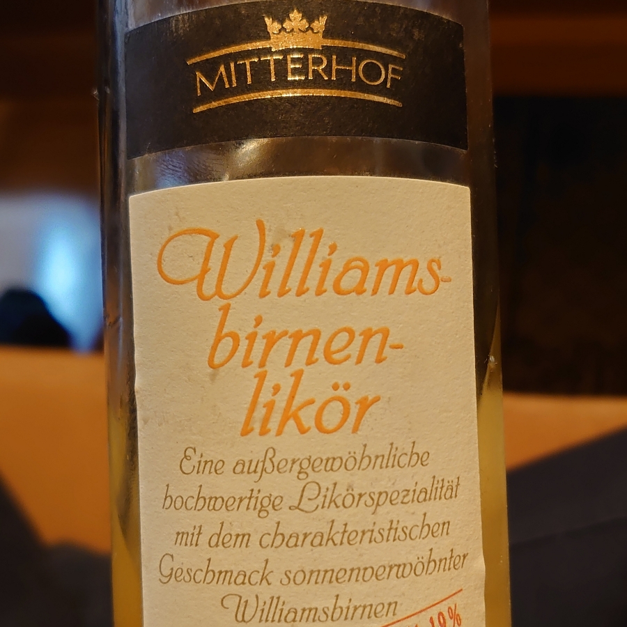 Mitterhof Williamsbirne Likör