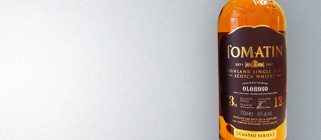 Tomatin Cuatro Series #3 "Oloroso" 12 Year