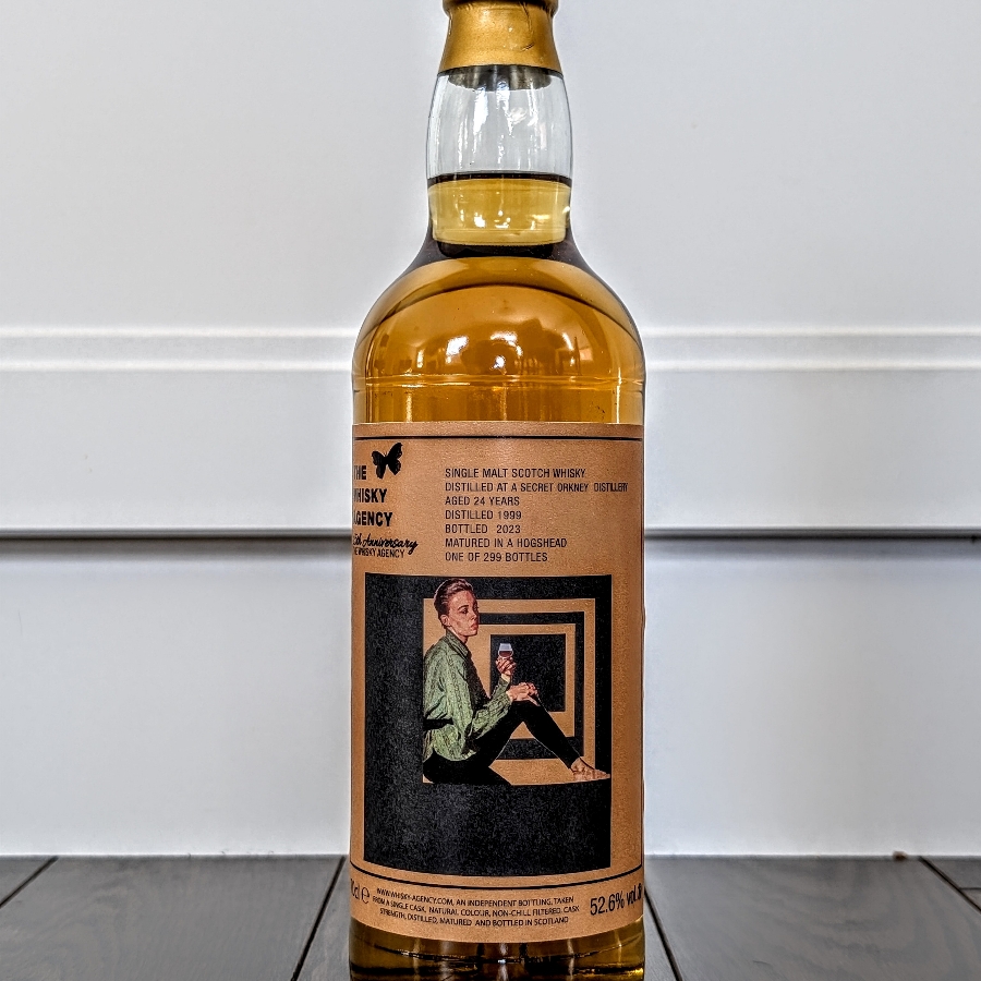 The Whisky Agency Secret Orkney Distillery 1999 24 Year Single Malt Scotch Whisky