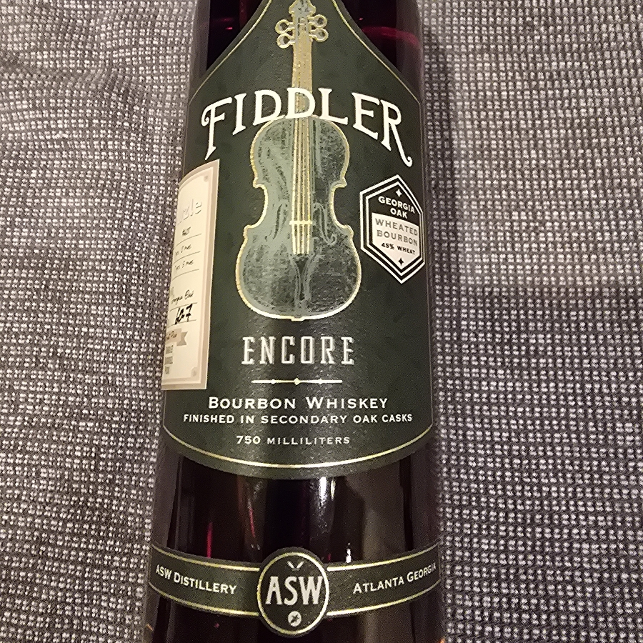 Fiddler Encore finished in secondary oak casks brewzle pick