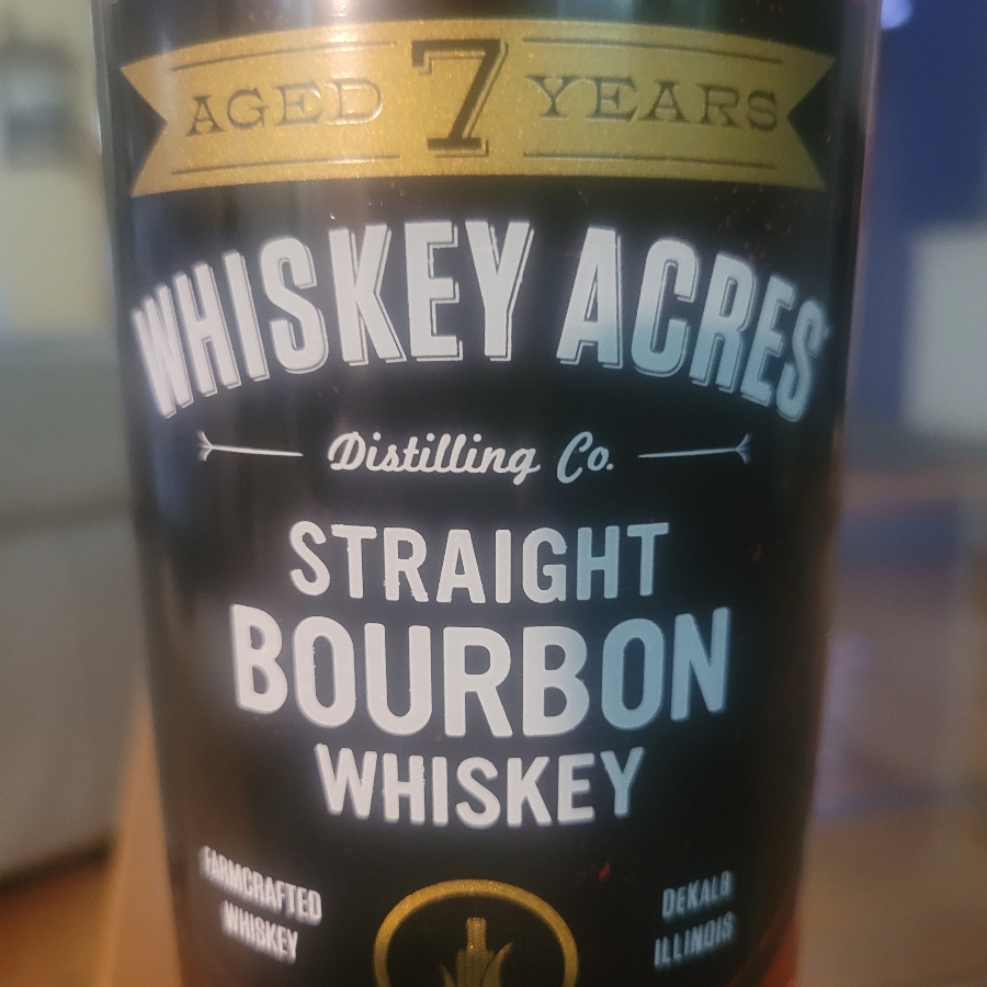 Whiskey Acres 7 Year Straight Bourbon