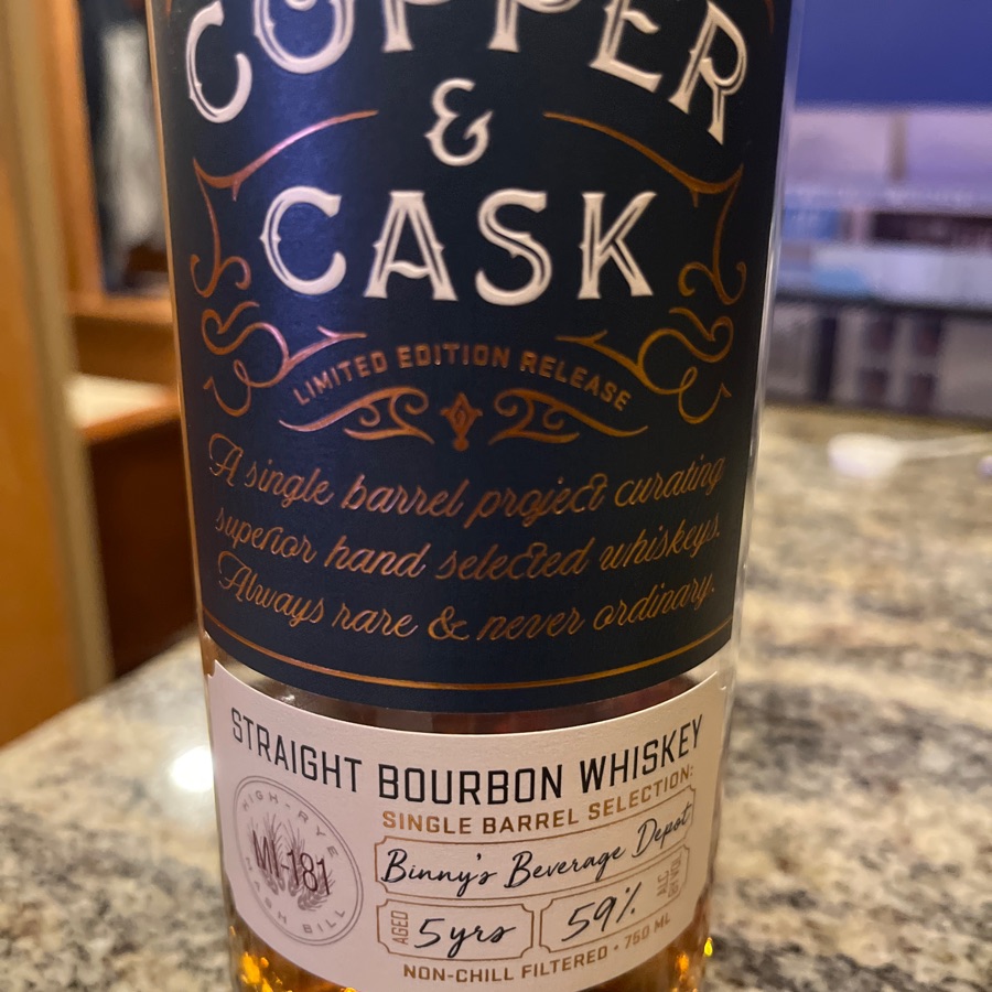 Copper & Cask single barrel MI-181
