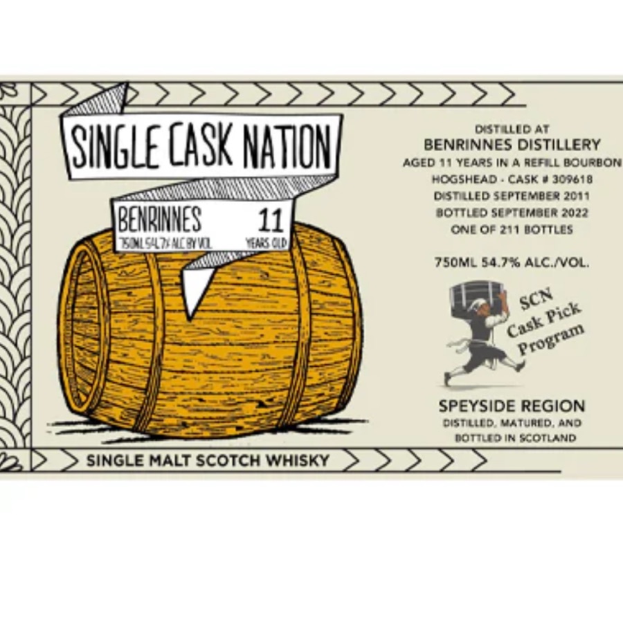 Benrinnes 11 2011 (Single Cask Nation)