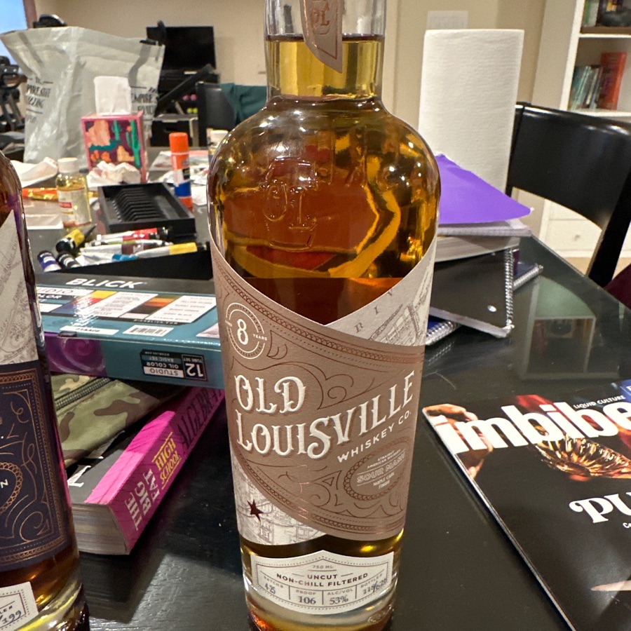 Old Louisville Sour Mash Straight American Whiskey Aged 8 Years Maple Cask Finish