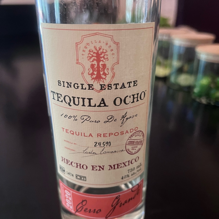 Tequila Ocho Reposado Cerro Grande 2020