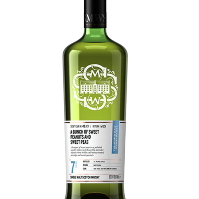 A bunch of sweet peanuts and sweet peas 48.113 (SMWS)