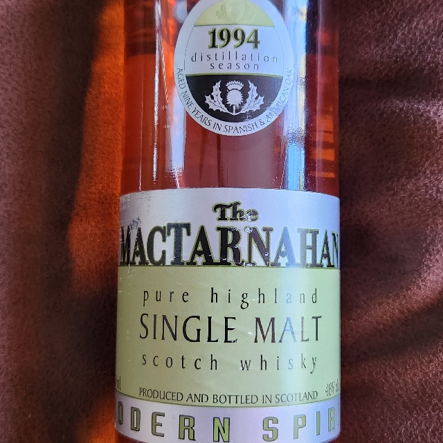 The MacTarnahan Pure Highland Single Malt Scotch Whisky