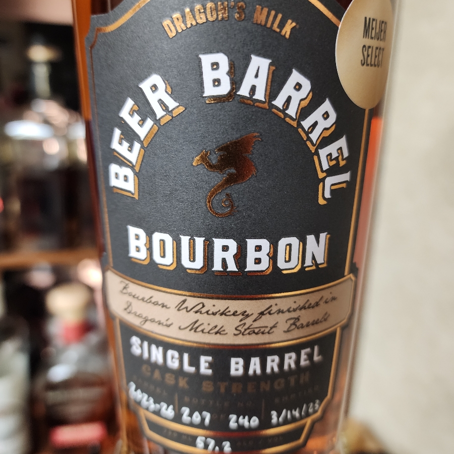 Beer Barrel Bourbon Single Barrel Cask Strength