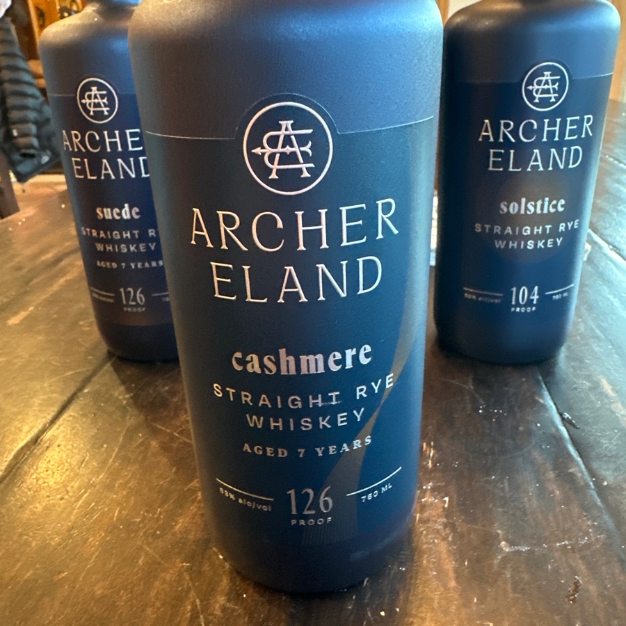 Archer Eland Cashmere Straight Rye Whiskey