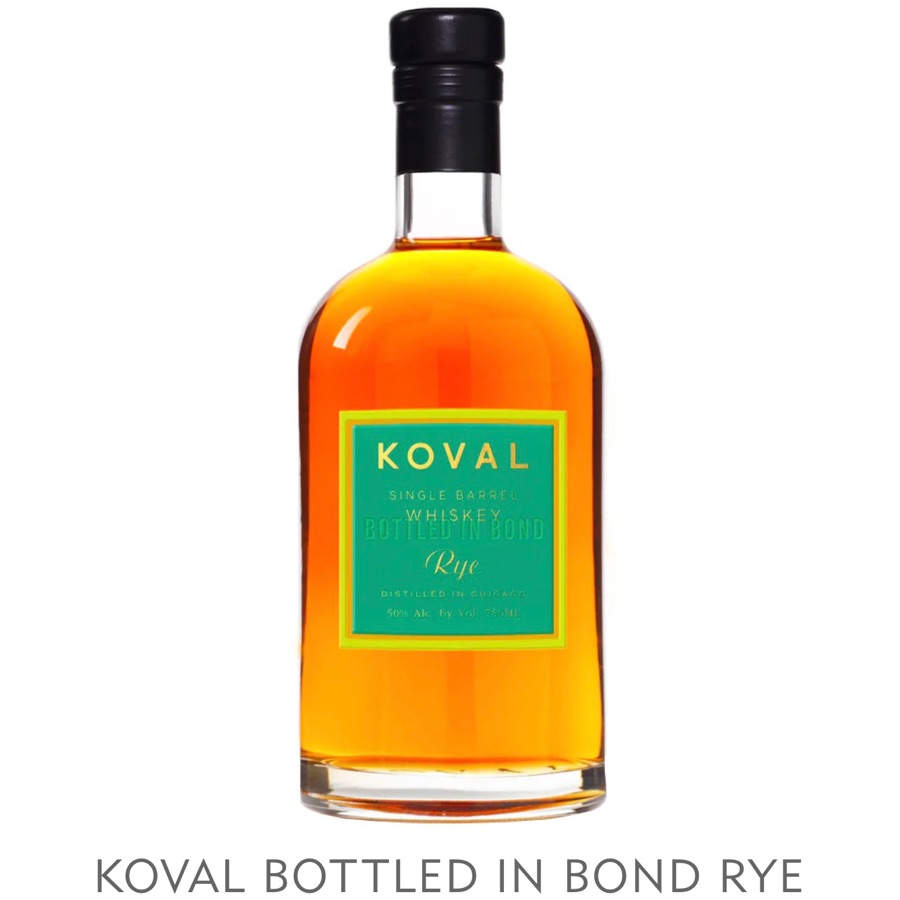 koval bottled in bond rye whiskey