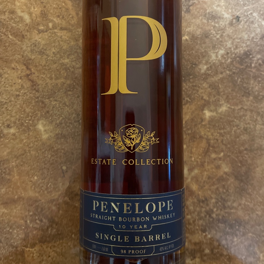 Penelope Straight Bourbon Whiskey 10 Year Single Barrel (2024 Estate Collection) - 98 Proof
