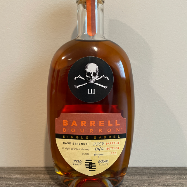 Barrell Bourbon Single Barrel (Skull & Cross Bones III)