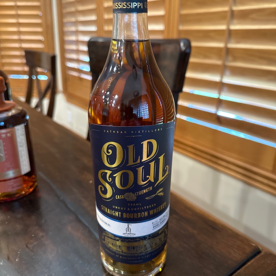 Old Soul Cask Strength Uncut Unfiltered Straight Bourbon Whiskey 2024 Private Barrel Selection Seelbach's