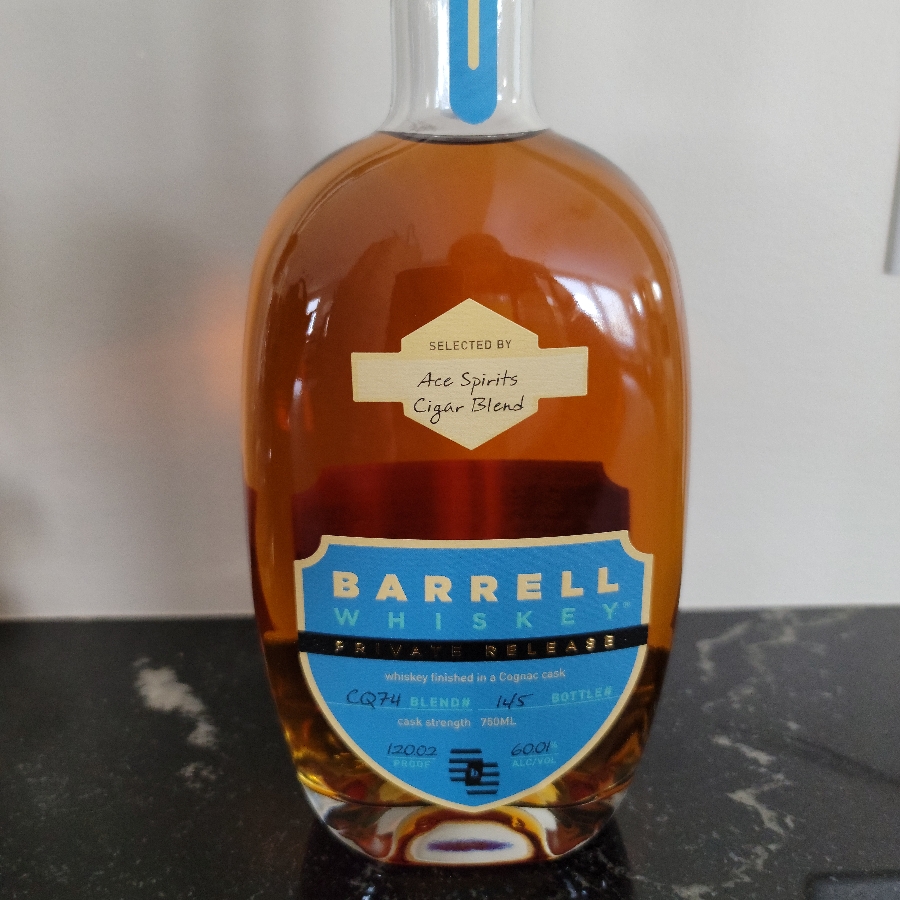 Barrell Whiskey Private Release CQ74 Finished in a Cognac Cask