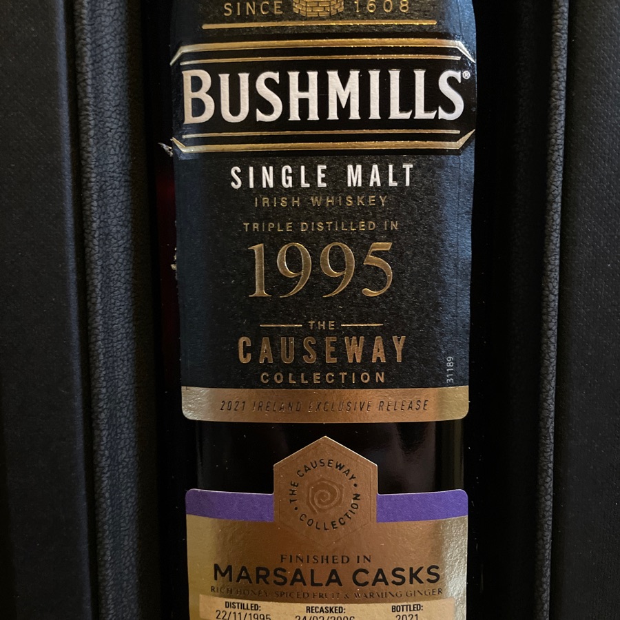Bushmills The Causeway Collection 1995 Marsala Cask Finish