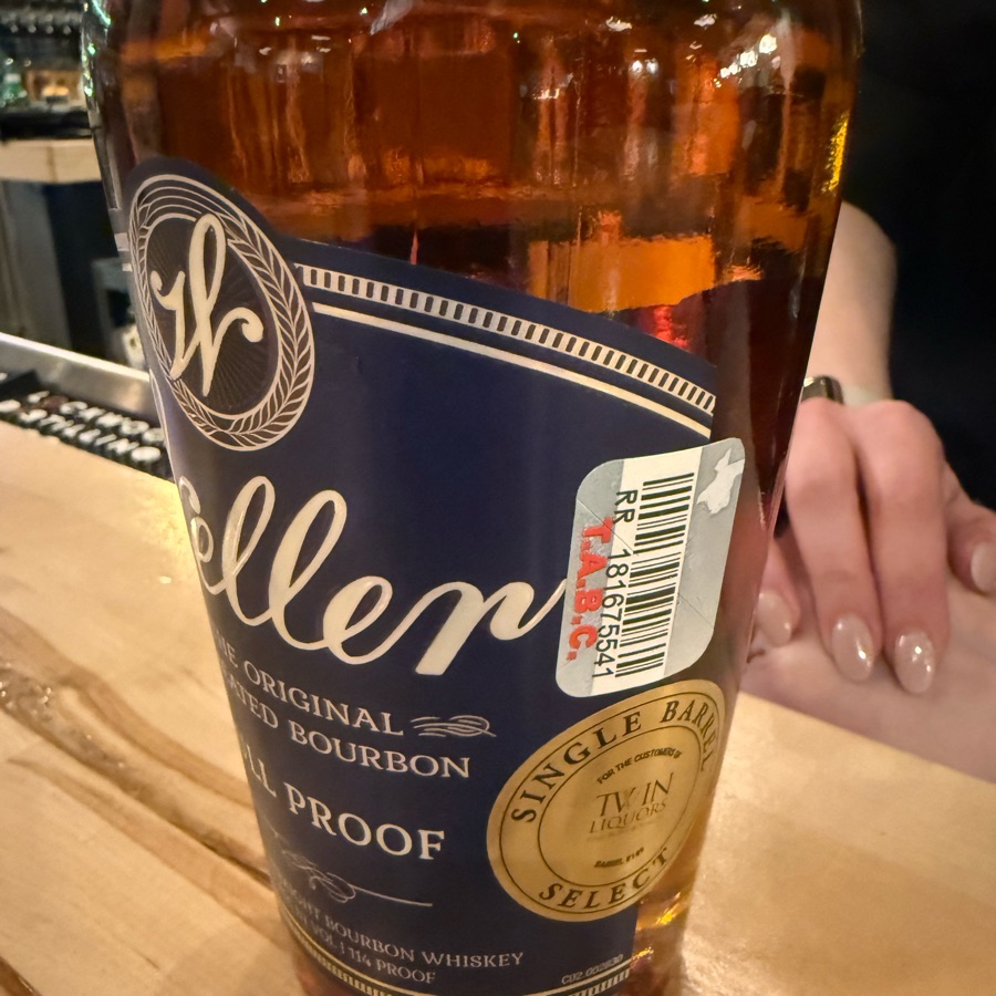 Weller Full Proof (Single Barrel Select For The Customers Of Twin Liquors Barrel #149)